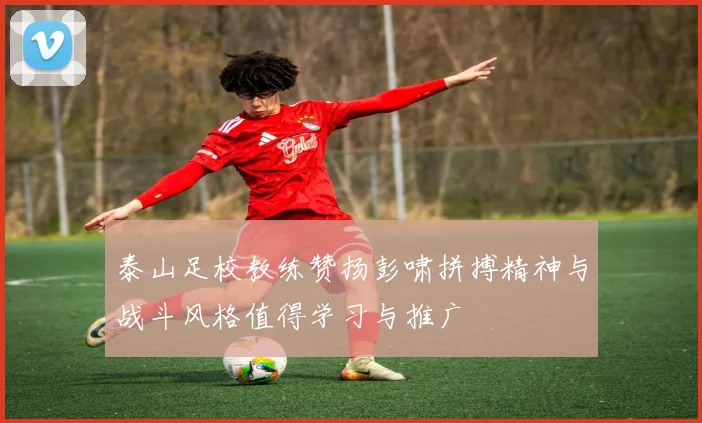 泰山足校教练赞扬彭啸拼搏精神与战斗风格值得学习与推广